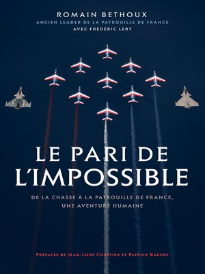 cover image of Le pari de l'impossible: De la chasse à la patrouille de France, une aventure humaine